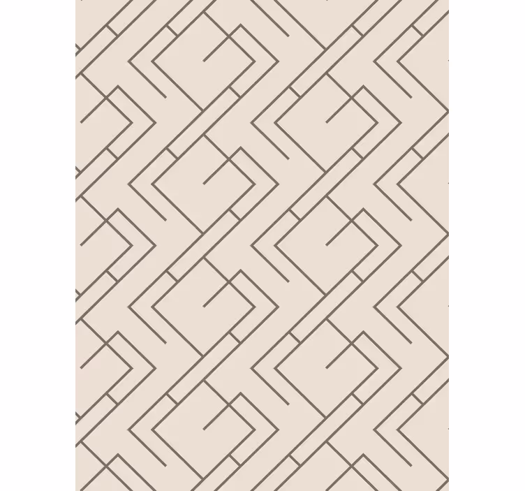 Carta da parati geometrica design lineare elegante - TenStickers