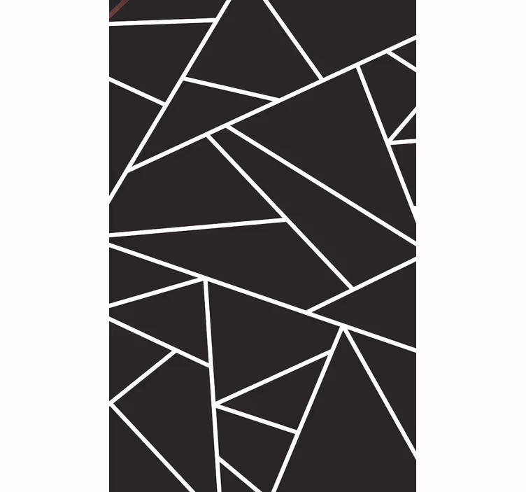 Carta da parati geometrica disposizione angolare astratta - TenStickers
