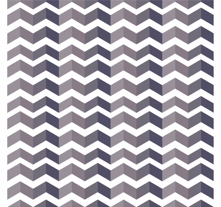 Carta da parati geometrica a zigzag - TenStickers