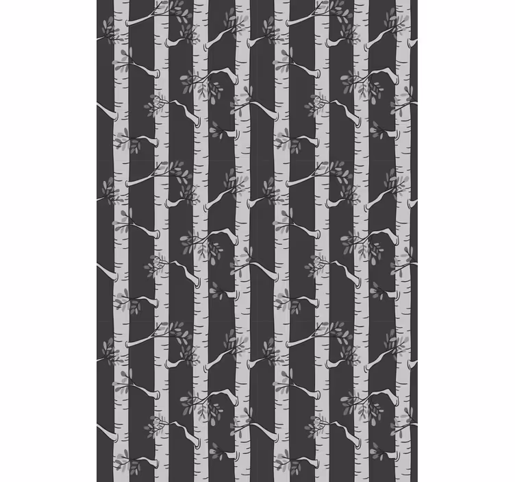 Carta da parati alberi alberi luminosi in stile scandinavo - TenStickers