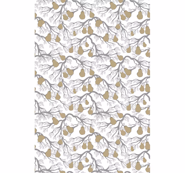 Carta da parati alberi motivo corteccia scandinava - TenStickers