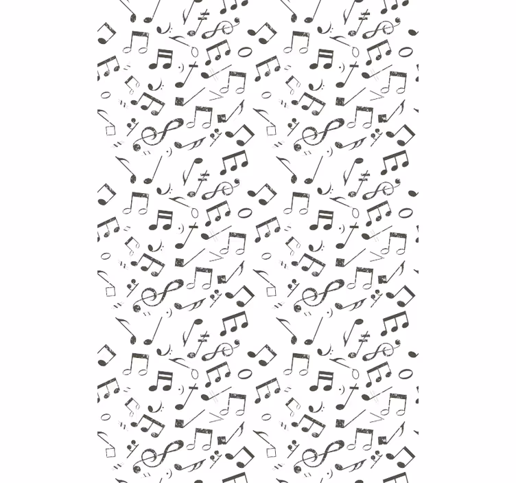 Carta da parati ufficio note musicali - TenStickers