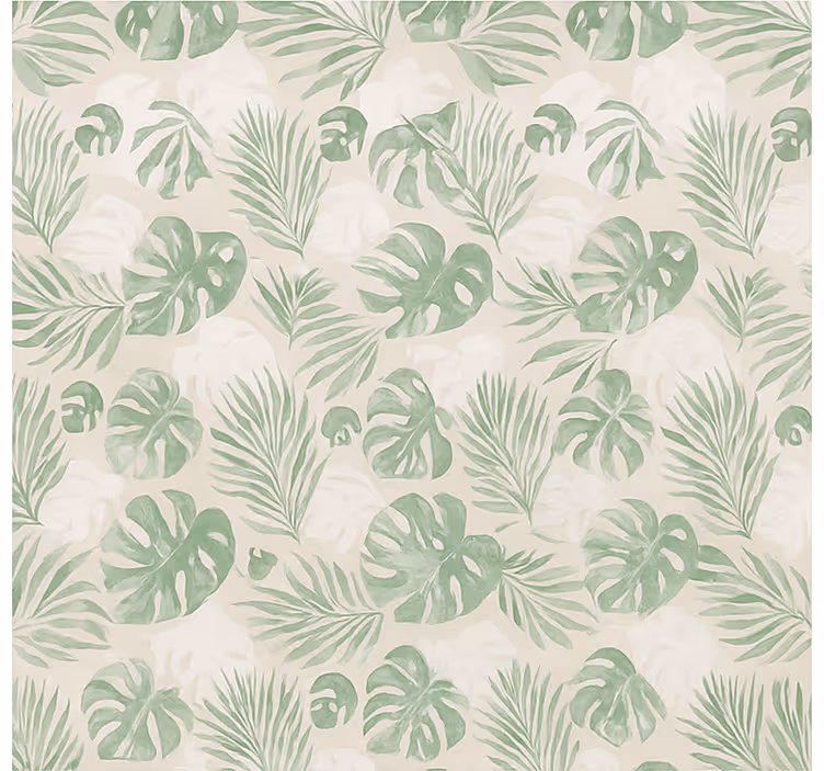 Carta da parati cucina foglie botaniche tropicali - TenStickers