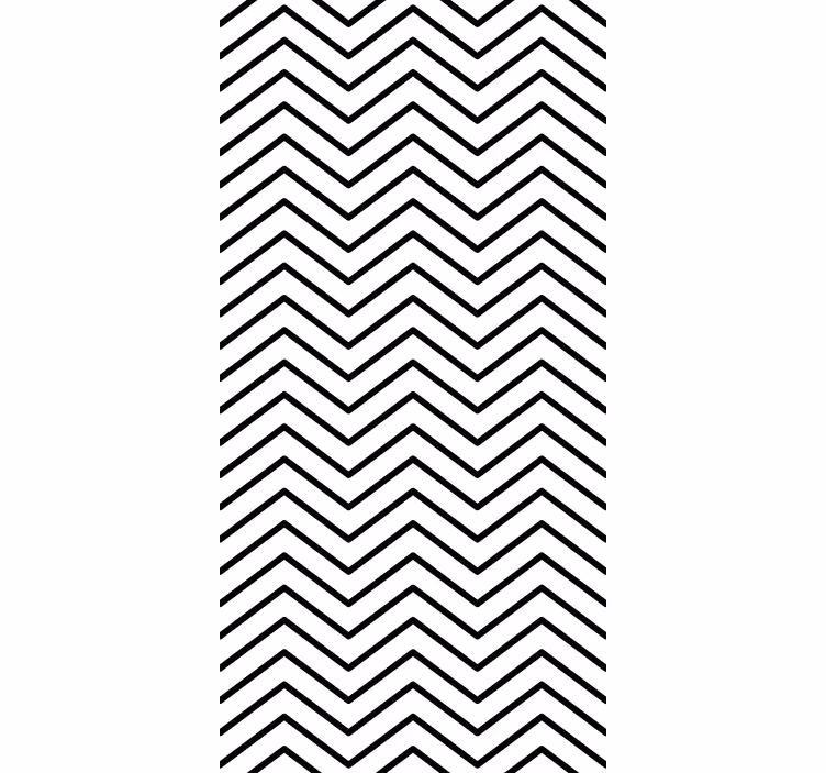 Carta da parati moderna design a zigzag - TenStickers