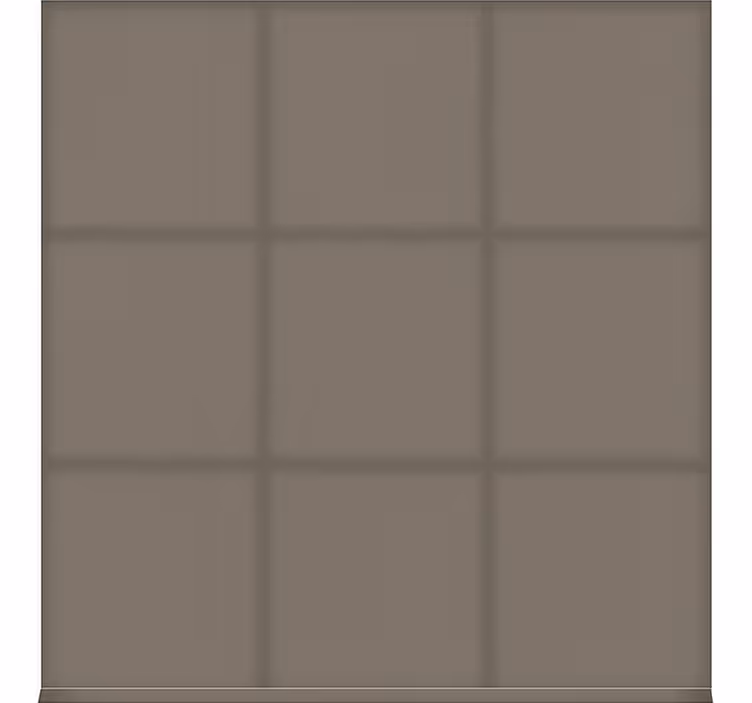 Carta da parati sala da pranzo marrone cool monocolore - TenStickers