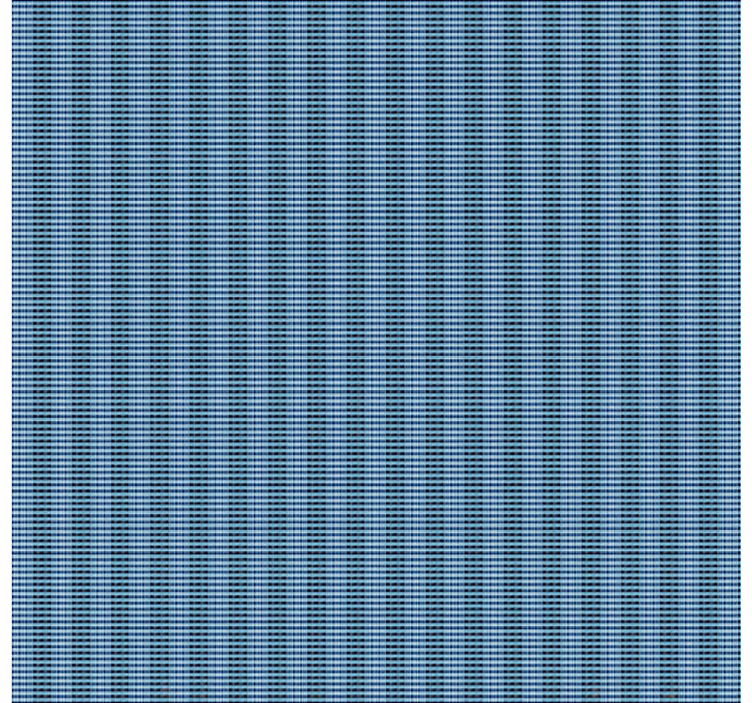 Carta da parati sala da pranzo effetto plaid blu - TenStickers