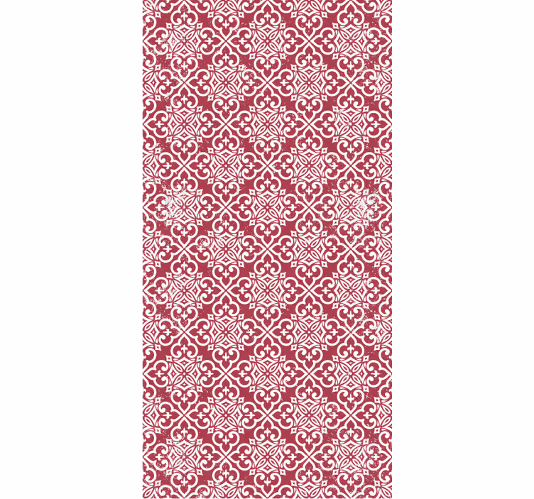 Carta da parati cucina rosso marocchino - TenStickers