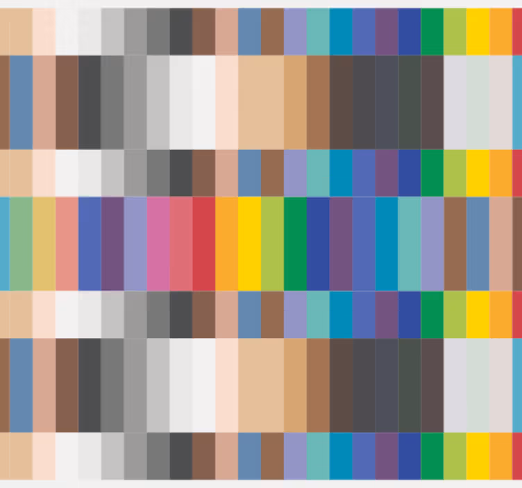 Carta da parati cucina quadrati piccoli multicolore - TenStickers