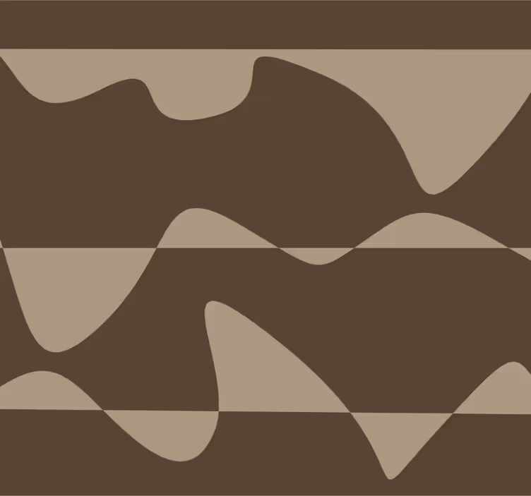 Carta da parati cucina marrone astratto - TenStickers