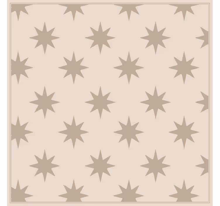 Carta da parati cucina motivo beige stellato - TenStickers