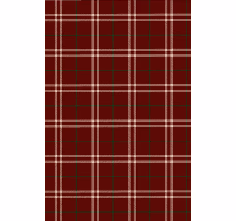 Carta da parati soggiorno superficie a motivo plaid - TenStickers