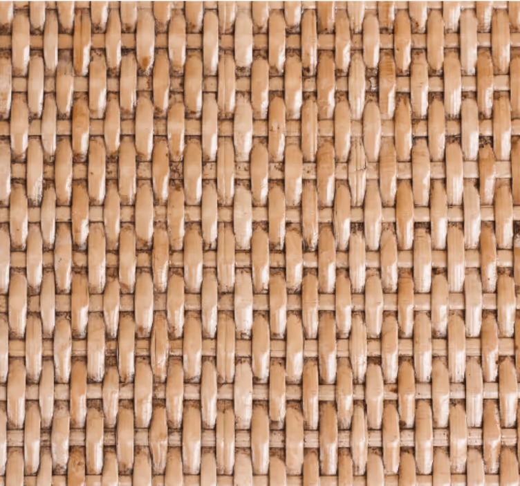Carta da parati bagno motivo intrecciato naturale - TenStickers
