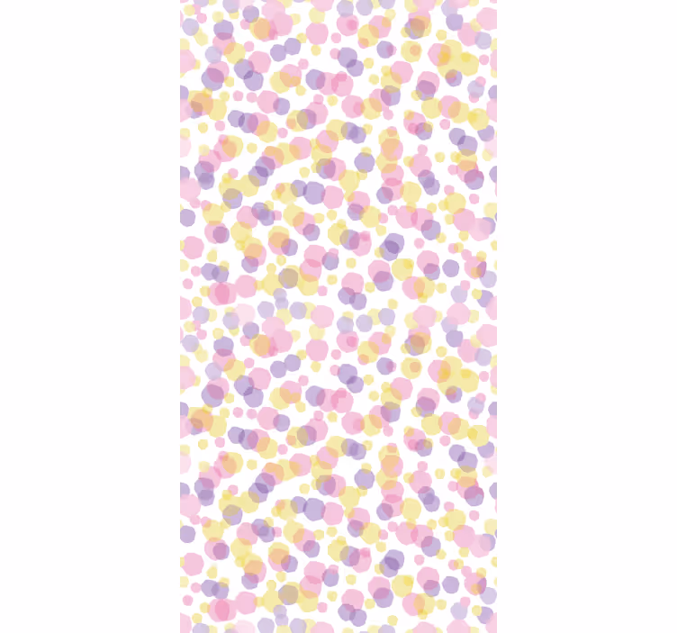 Carta da parati bagno motivo bolle rosa - TenStickers