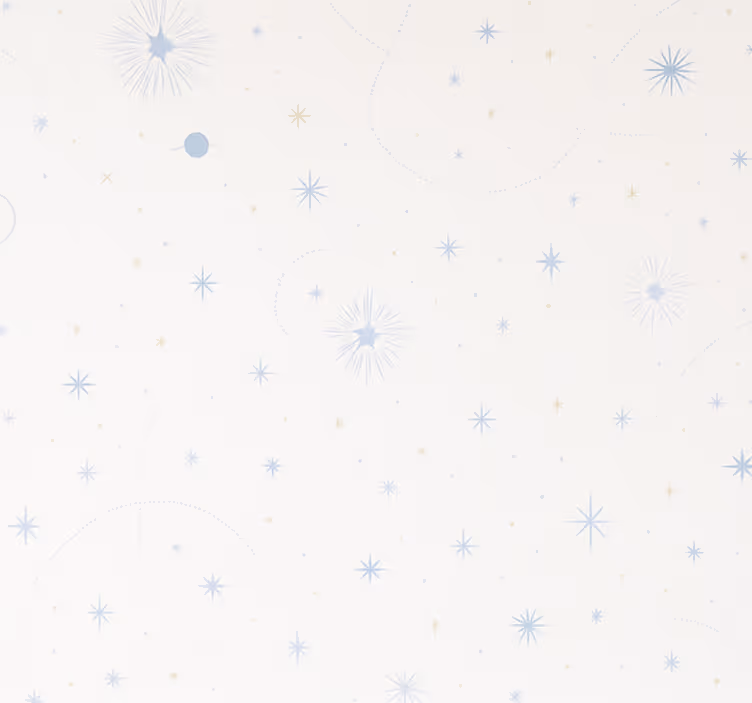 Carta da parati camera da letto sogno di stelle celesti - TenStickers