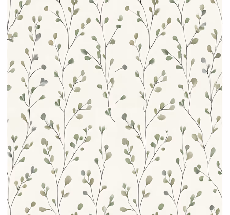 Carta da parati soggiorno piccole fiori - TenStickers