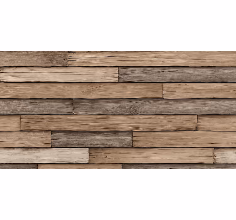 Carta da parati soggiorno legno rustico 3d - TenStickers