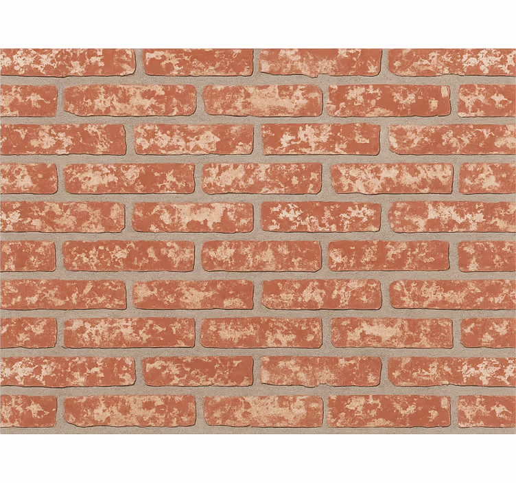 Carta da parati soggiorno effetto mattone staccabile - TenStickers