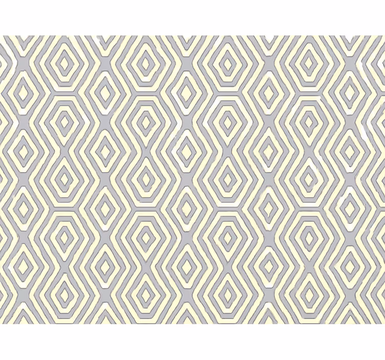 Carta da parati soggiorno blu oro geometrico - TenStickers