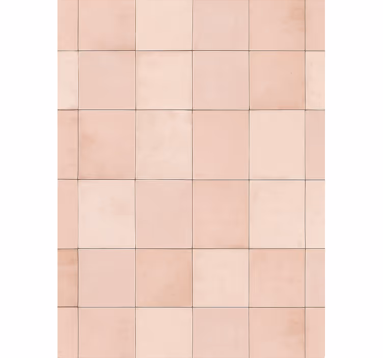 Carta da parati cucina motivo piastrelle rosa - TenStickers
