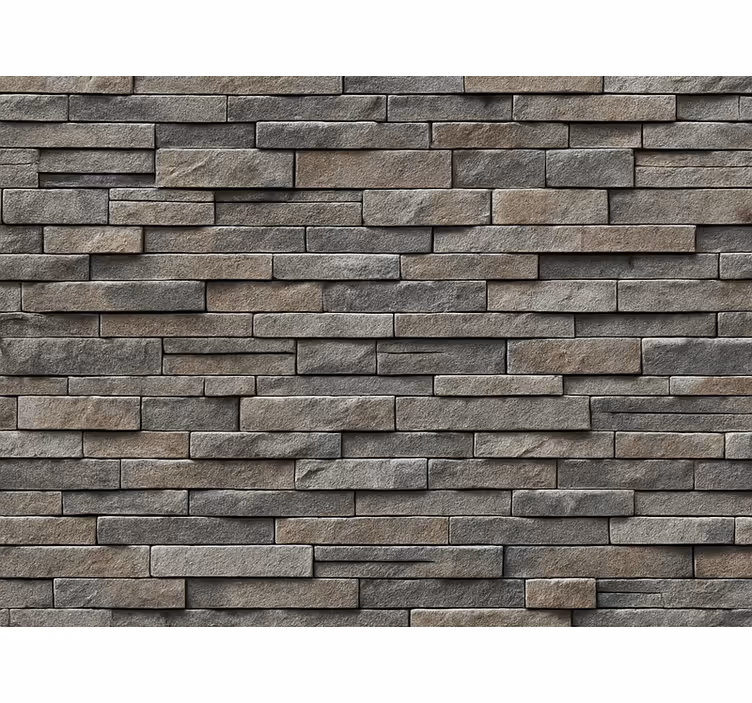 Carta da parati effetto pietra pietra di ledge naturale - TenStickers