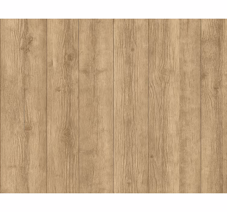 Carta da parati effetto legno rovere naturale verticale - TenStickers