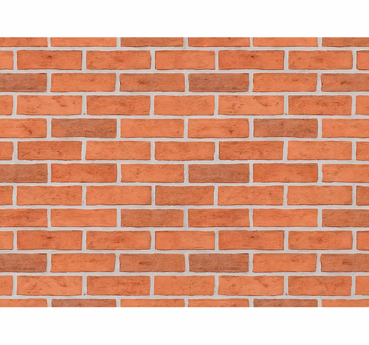 Carta da parati mattoni muro di mattoni rosso classico - TenStickers