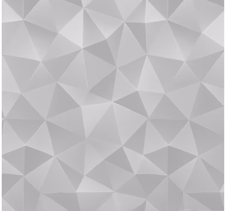 Carta da parati soggiorno grigio chiaro 3d triangoli - TenStickers
