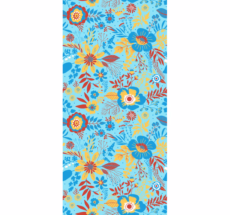 Carta da parati floreale fiori di primavera - TenStickers