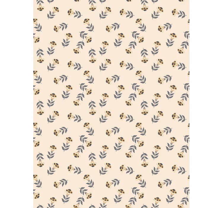 Carta da parati floreale motivo fiori polacchi delicati - TenStickers