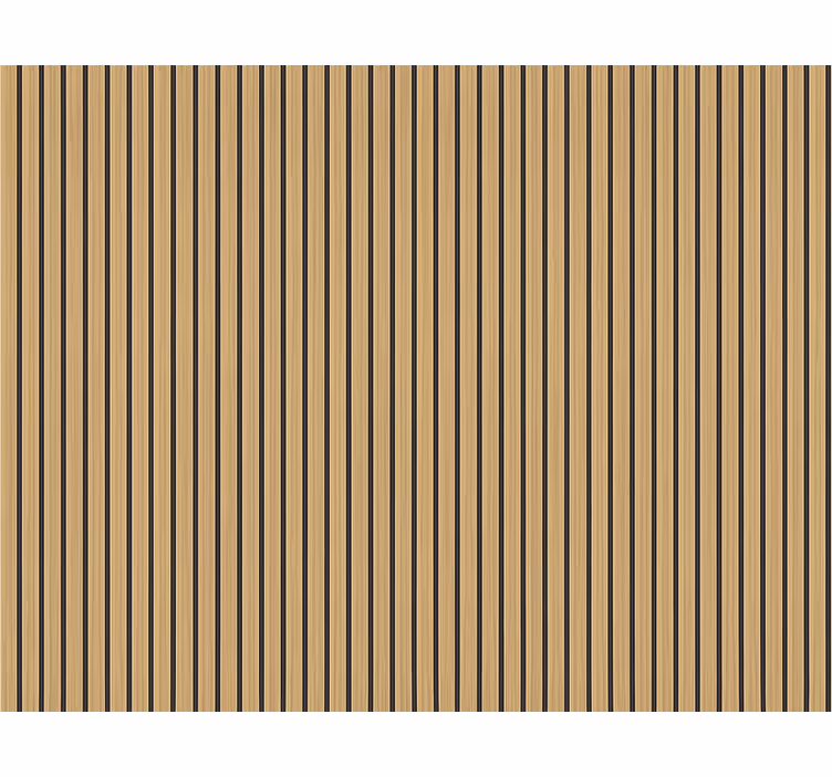 Carta da parati camera strisce di quercia moderna - TenStickers