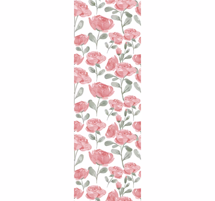 Carta da parati camera motivo rose vintage naturale - TenStickers