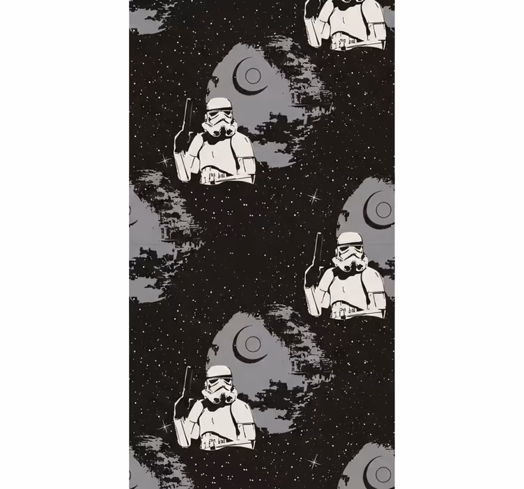 Carta da parati camera motivo tipico stormtrooper - TenStickers