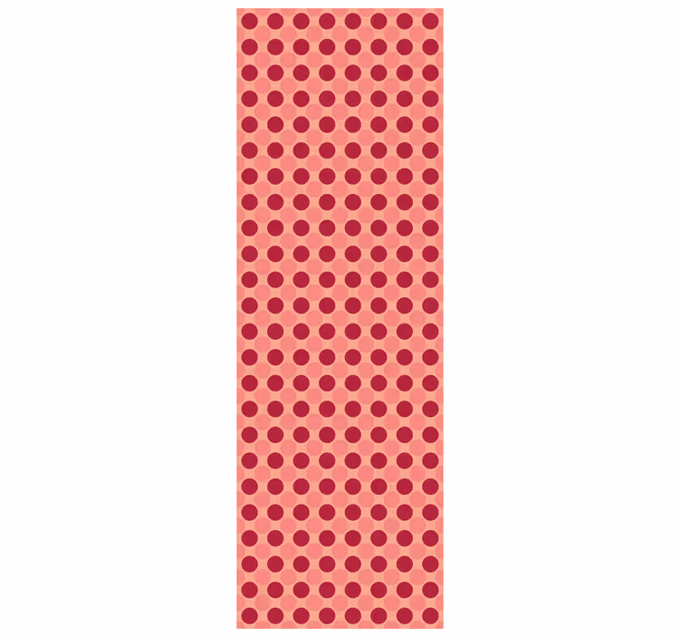 Carta da parati camera motivo geometrico a pois - TenStickers