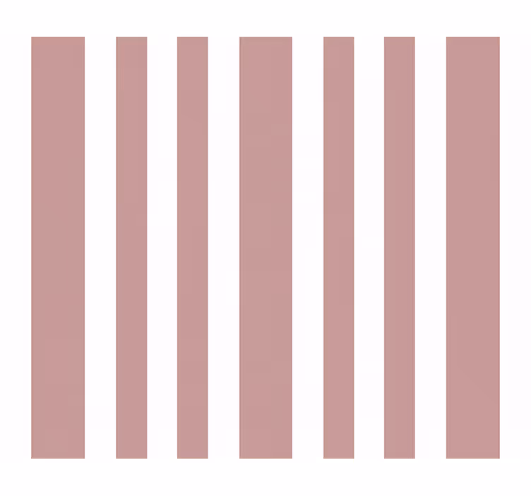 Carta da parati a righe verticali righe rosa e bianche - TenStickers