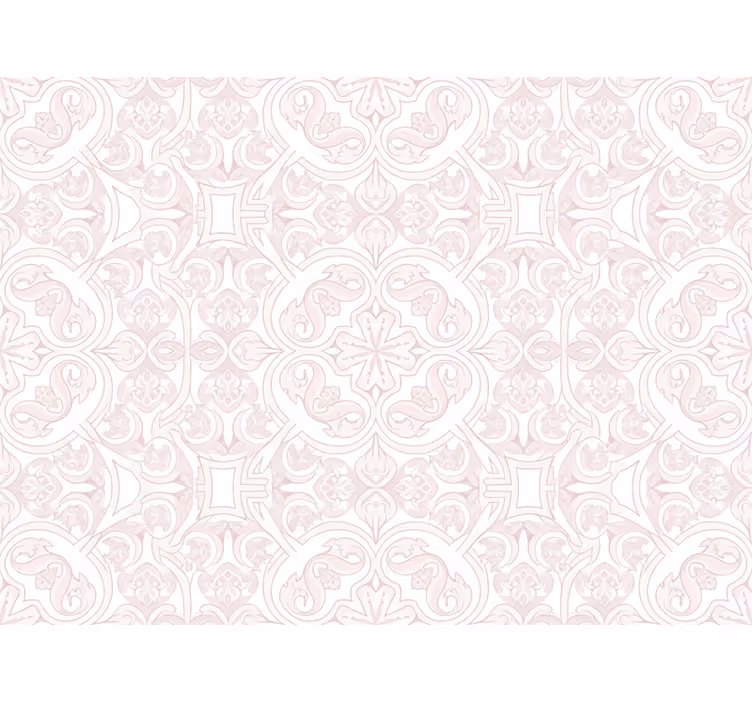 Carta da parati artistica motivo mediterraneo rosa chiaro - TenStickers