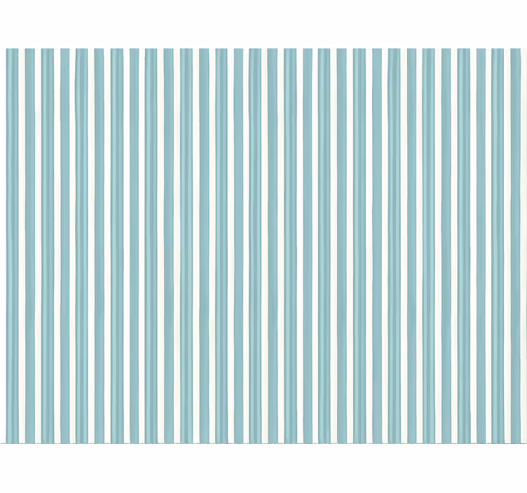 Carta da parati a righe verticali blu teal muted - TenStickers