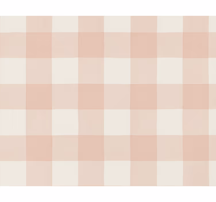 Carta da parati quadrati vichy rosa polveroso - TenStickers