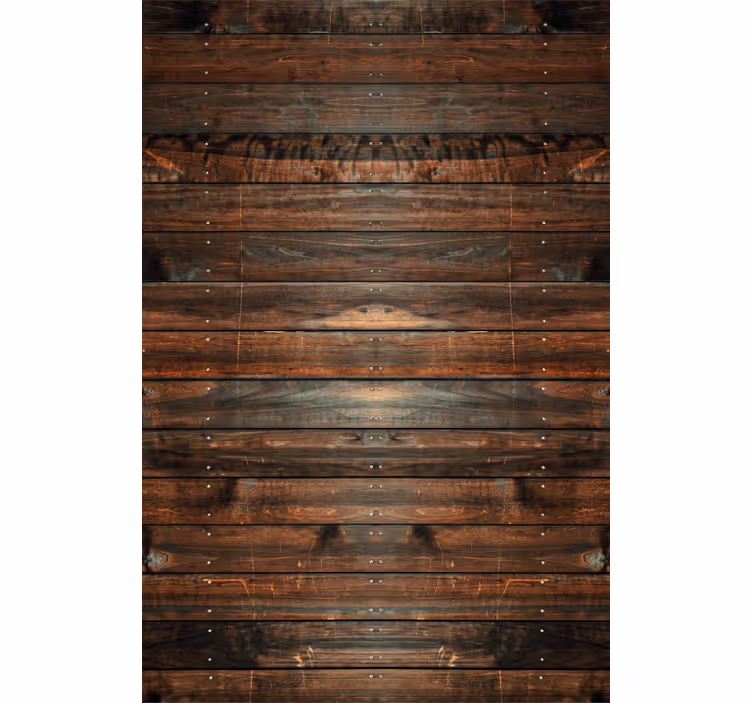 Carta da parati marrone legno scuro - TenStickers