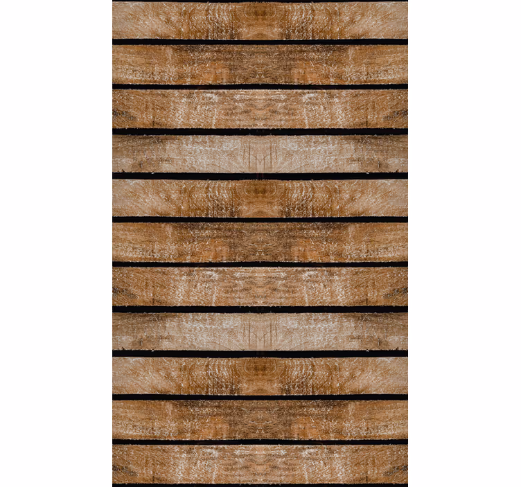 Carta da parati marrone pallet di legno - TenStickers