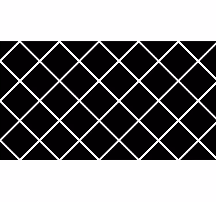 Carta da parati nera linee geometriche moderne - TenStickers