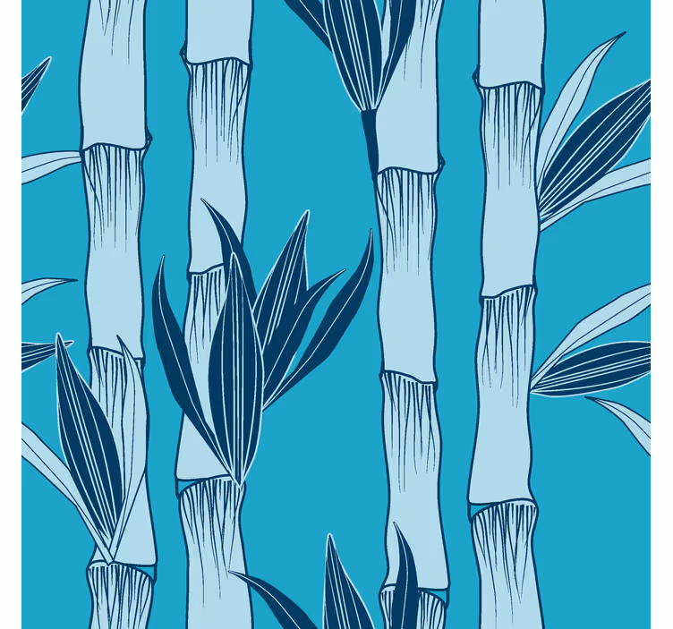 Carta da parati foglie steli botanici - TenStickers