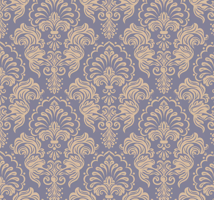 Carta da parati con stile barocco - TenStickers