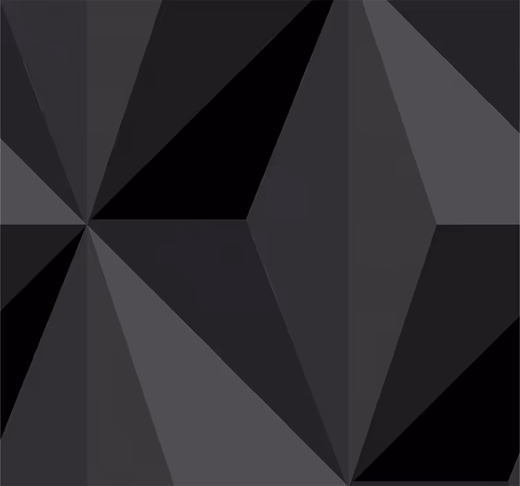 Carta da parati con triangoli effetto 3d - TenStickers