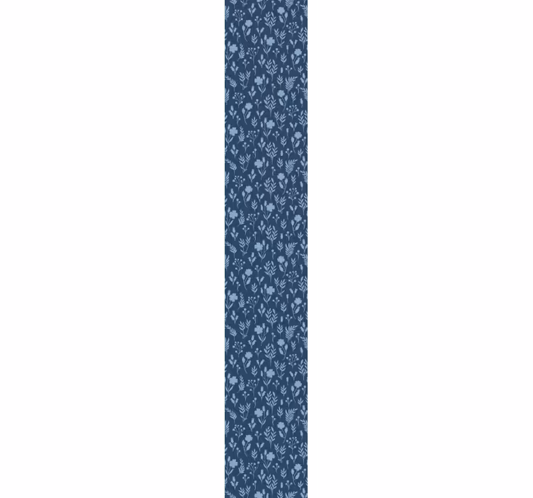 Carta da parati floreale composizione di foglie floreali - TenStickers