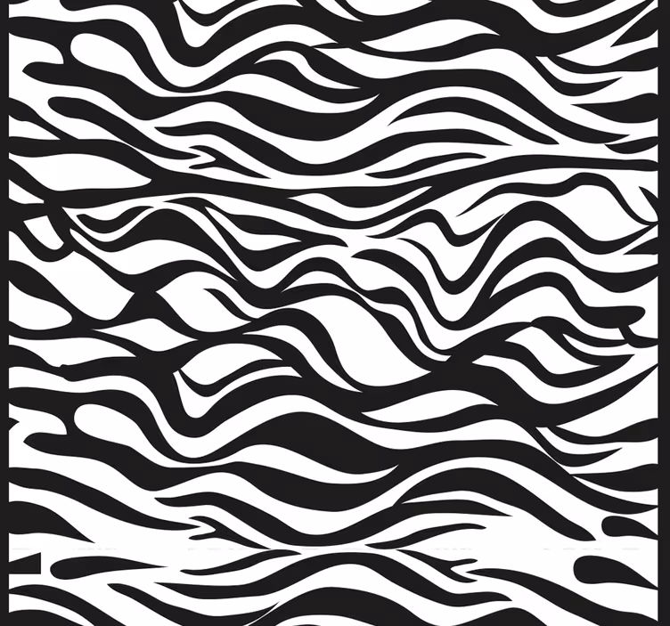 Modello a strisce di zebra - TenStickers