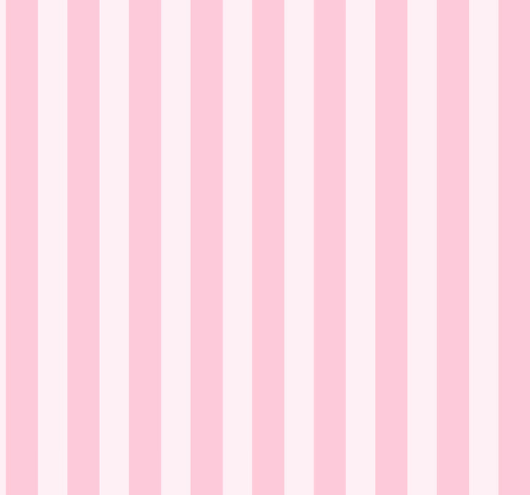 Parato a strisce interni a righe rosa - TenStickers