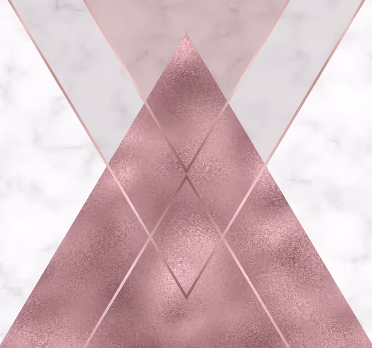 Carta da parati effetto marmo Marmo rosa grigio - TenStickers