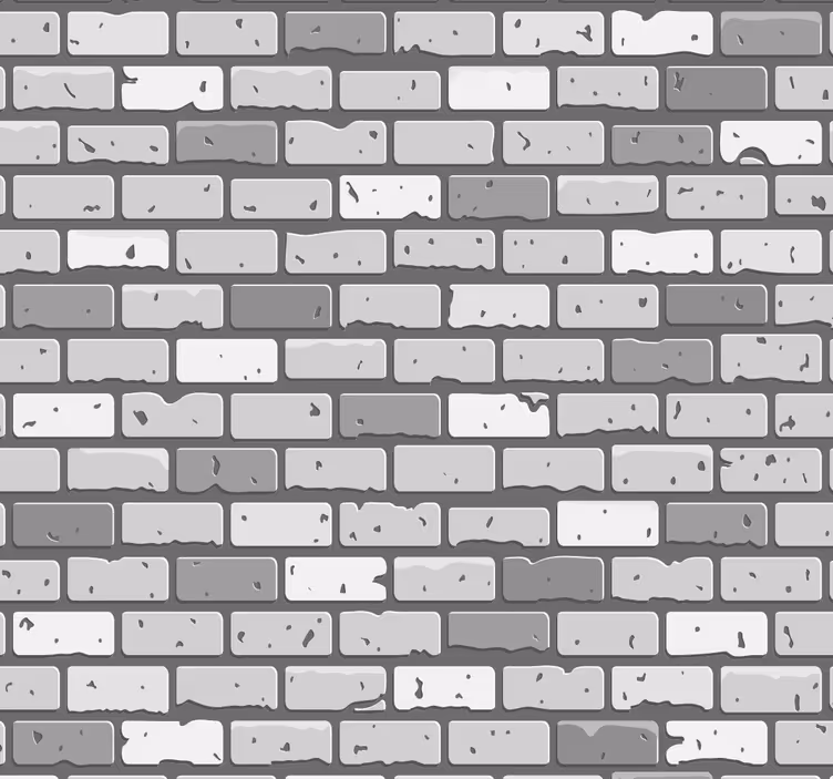 Carta da parati mattoni mattone strutturato - TenStickers
