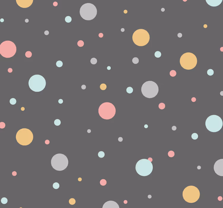 Carta da parati pois arredamento a pois - TenStickers