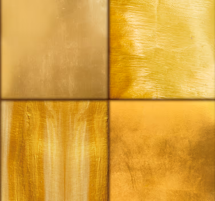 Carta da parati texture superficie dorata testurizzata - TenStickers